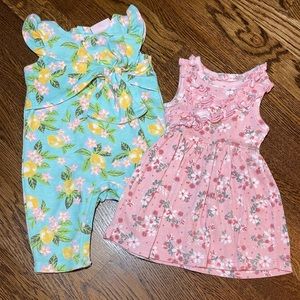 Baby girl’s Little Lass summer bundle.